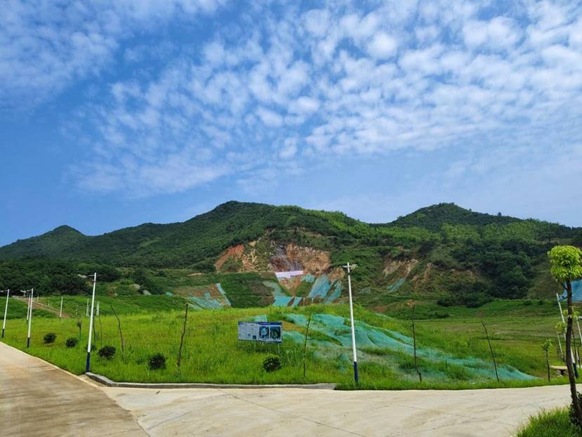 銅山、前山露天采坑復墾項目完成